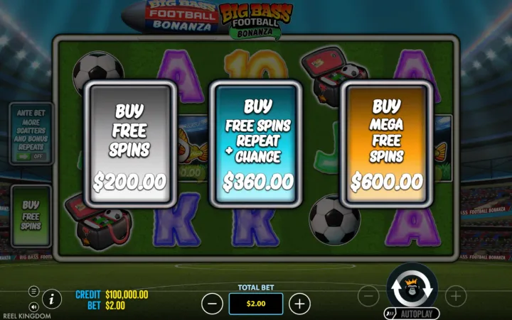 Big Bass Football Bonanza screenshot 3